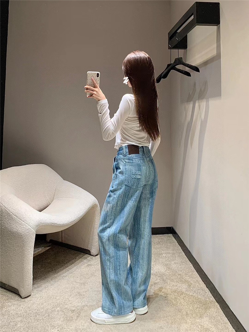 M1um1u denim trousers replica clothing sites