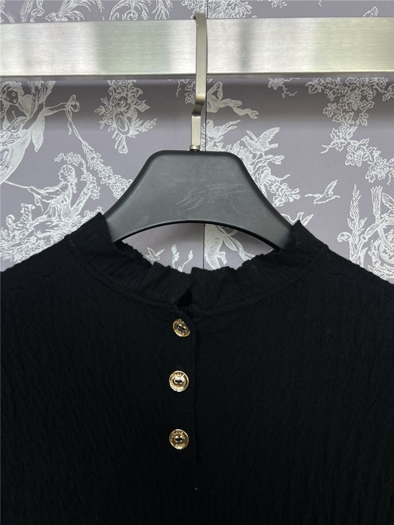Ch**el lace collar short sleeve replica d&g clothing