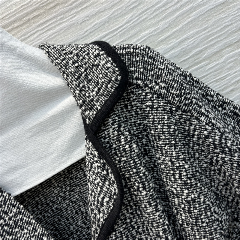 D10r lapel knitted waist coat replica designer clothes