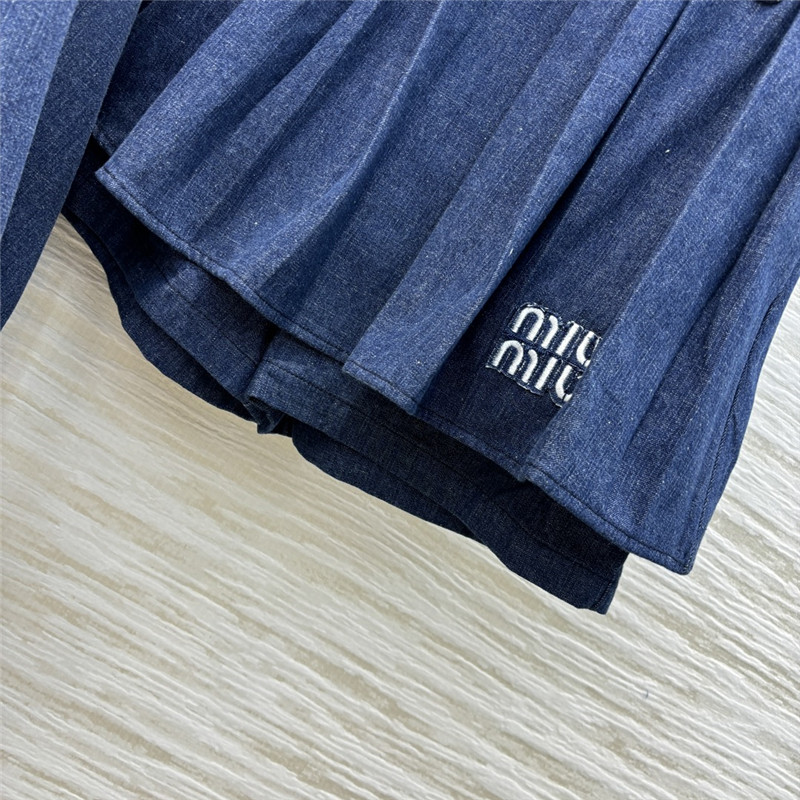 M1um1u jacket denim suit replica clothing sites