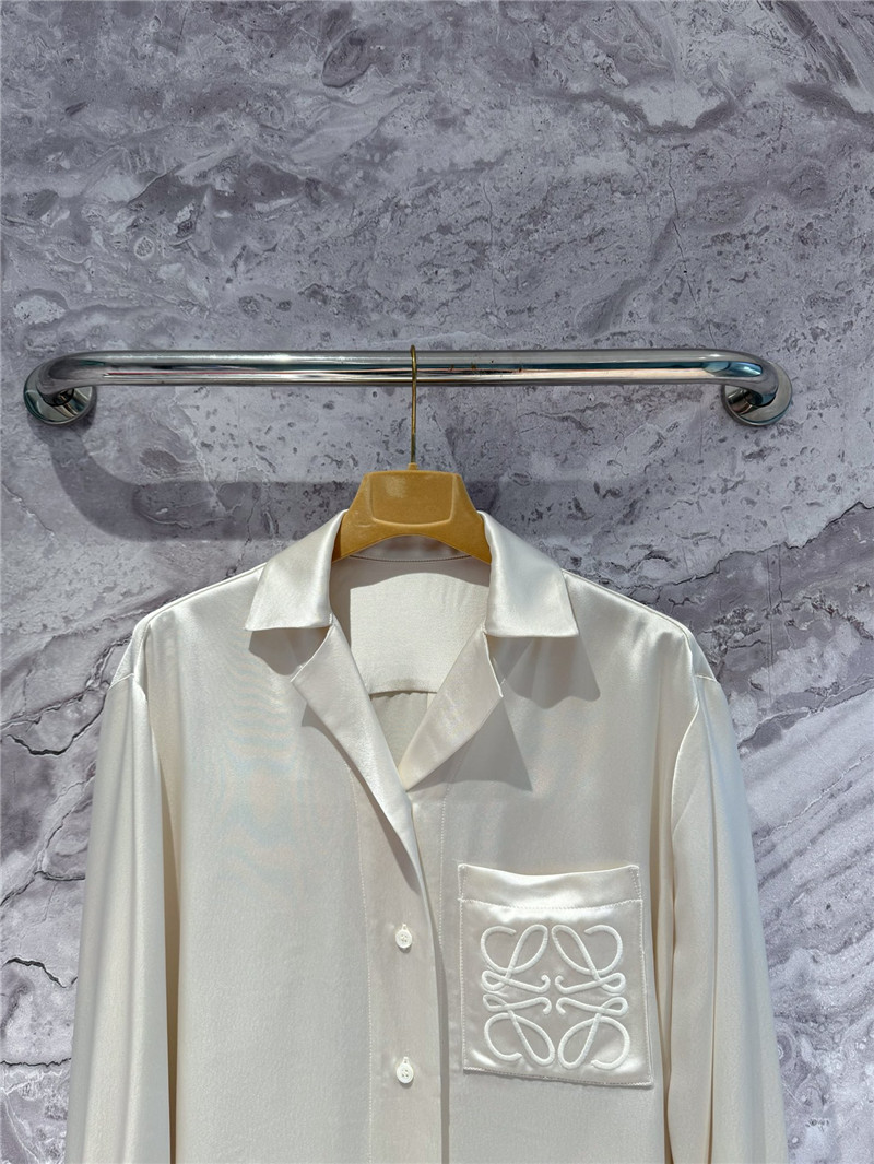 L0ew* acetate silk shirt cheap replica designer clothes
