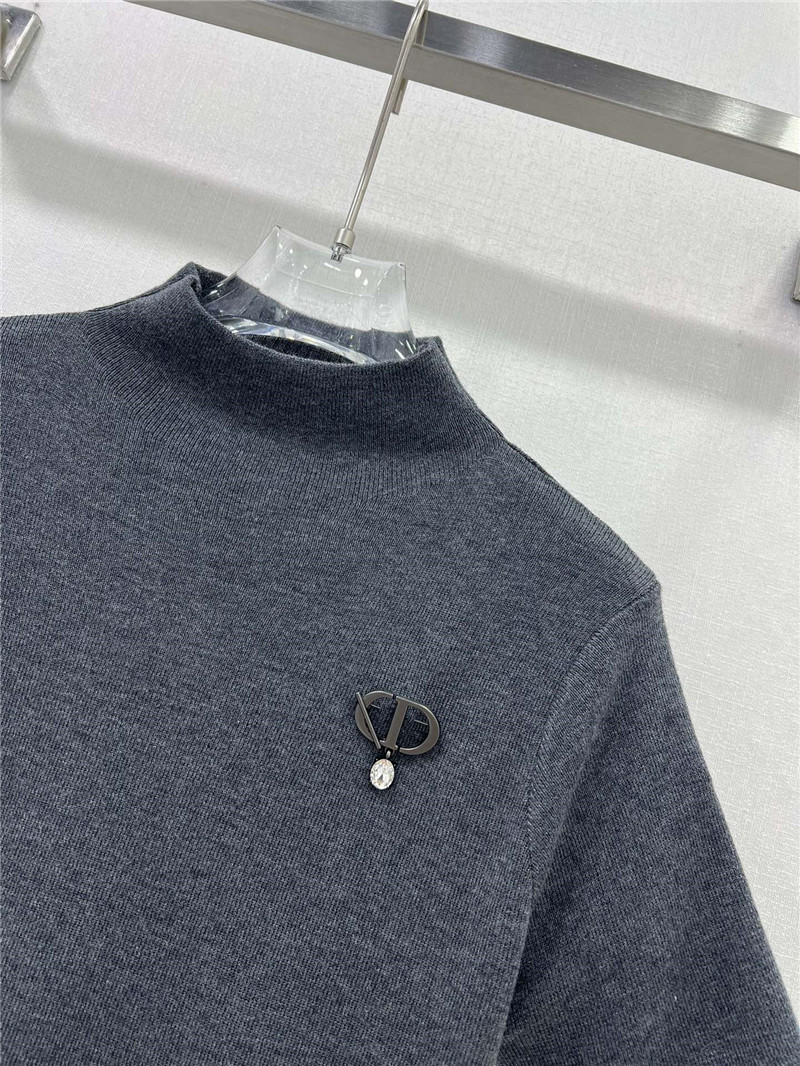 D10r knitted short-sleeved top replica d&g clothing