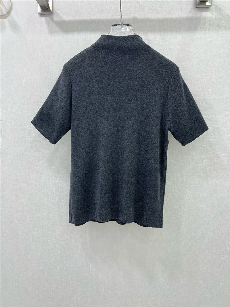 D10r knitted short-sleeved top replica d&g clothing
