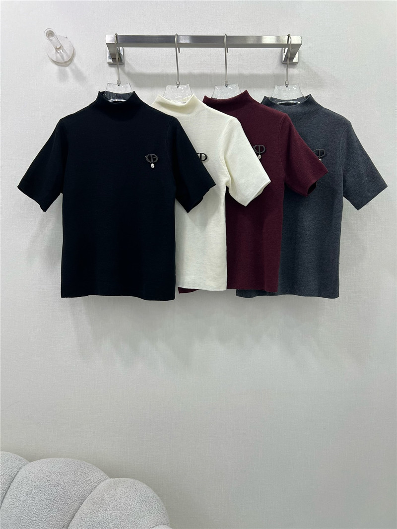 D10r knitted short-sleeved top replica d&g clothing