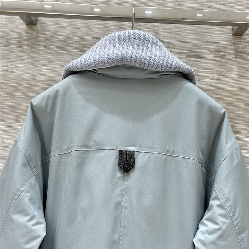 BC patchwork collar goose down jacket replica d&g clothing