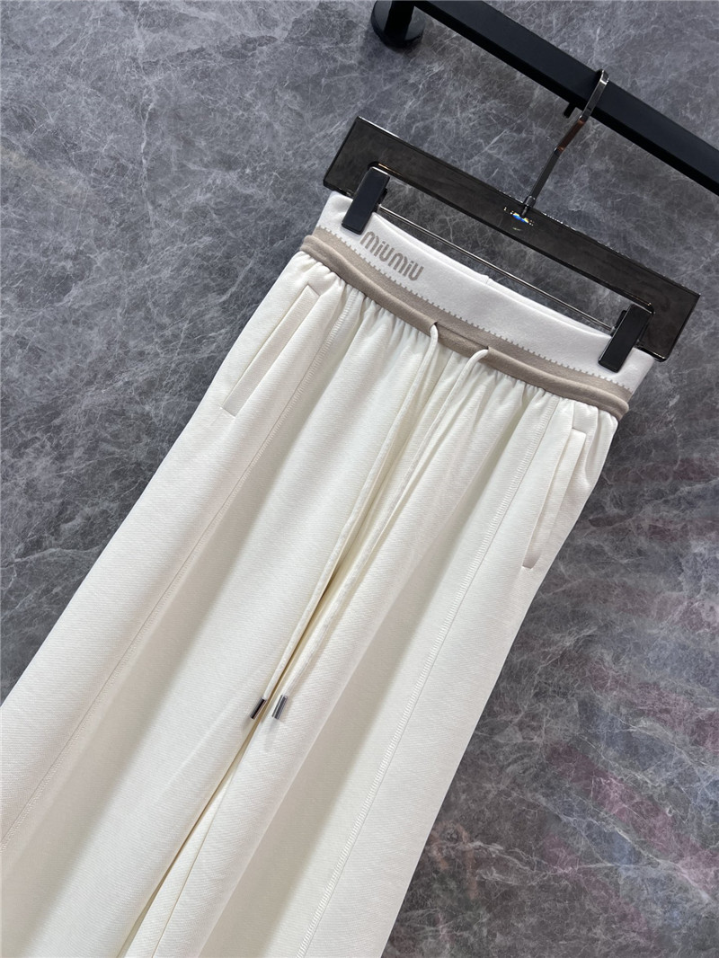 M1um1u casual wide-leg pants replica clothing sites