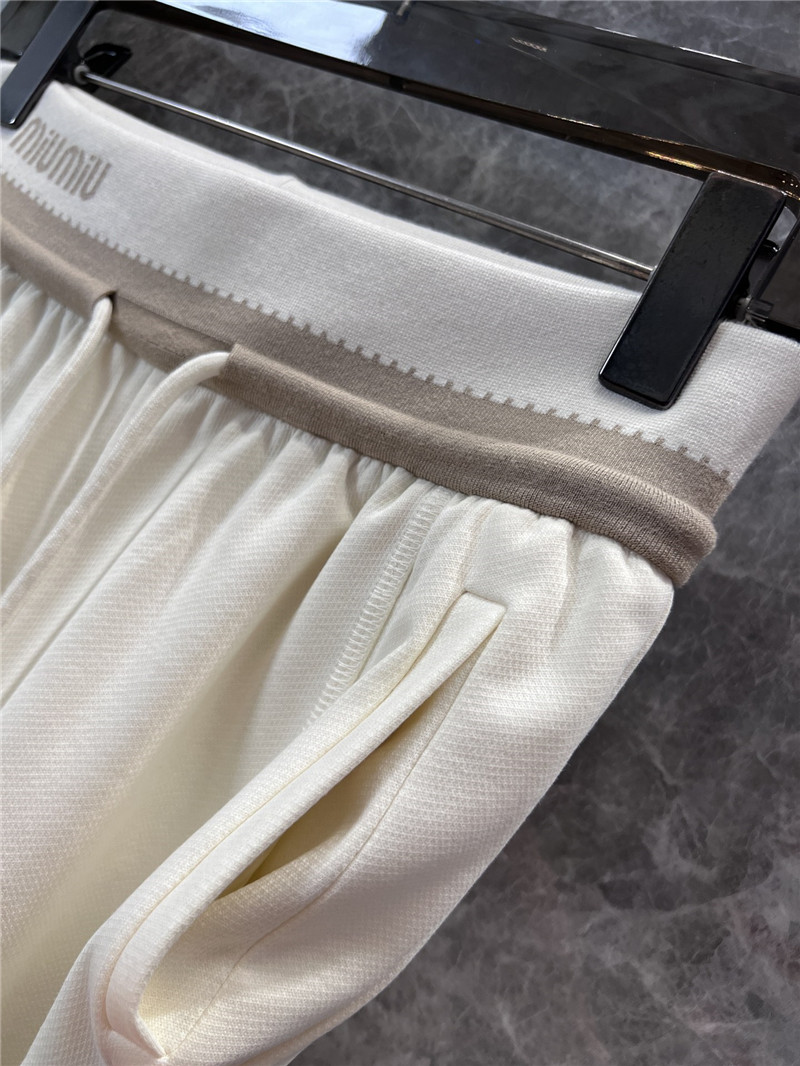 M1um1u casual wide-leg pants replica clothing sites