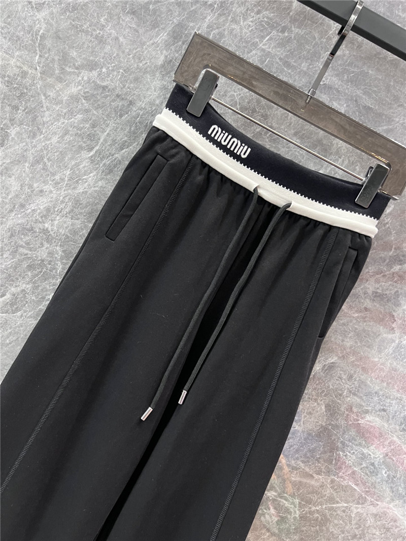 M1um1u casual wide-leg pants replica clothing sites