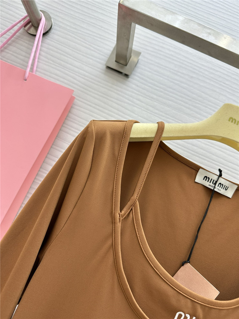 M1um1u long sleeve dress replica clothing sites