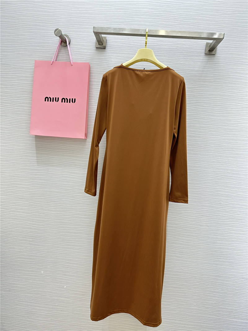 M1um1u long sleeve dress replica clothing sites