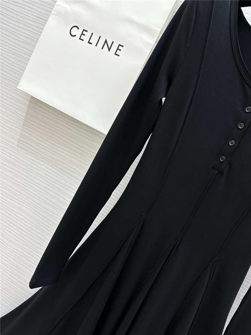 Ce1i*e long sleeve flared dress replica d&g clothing