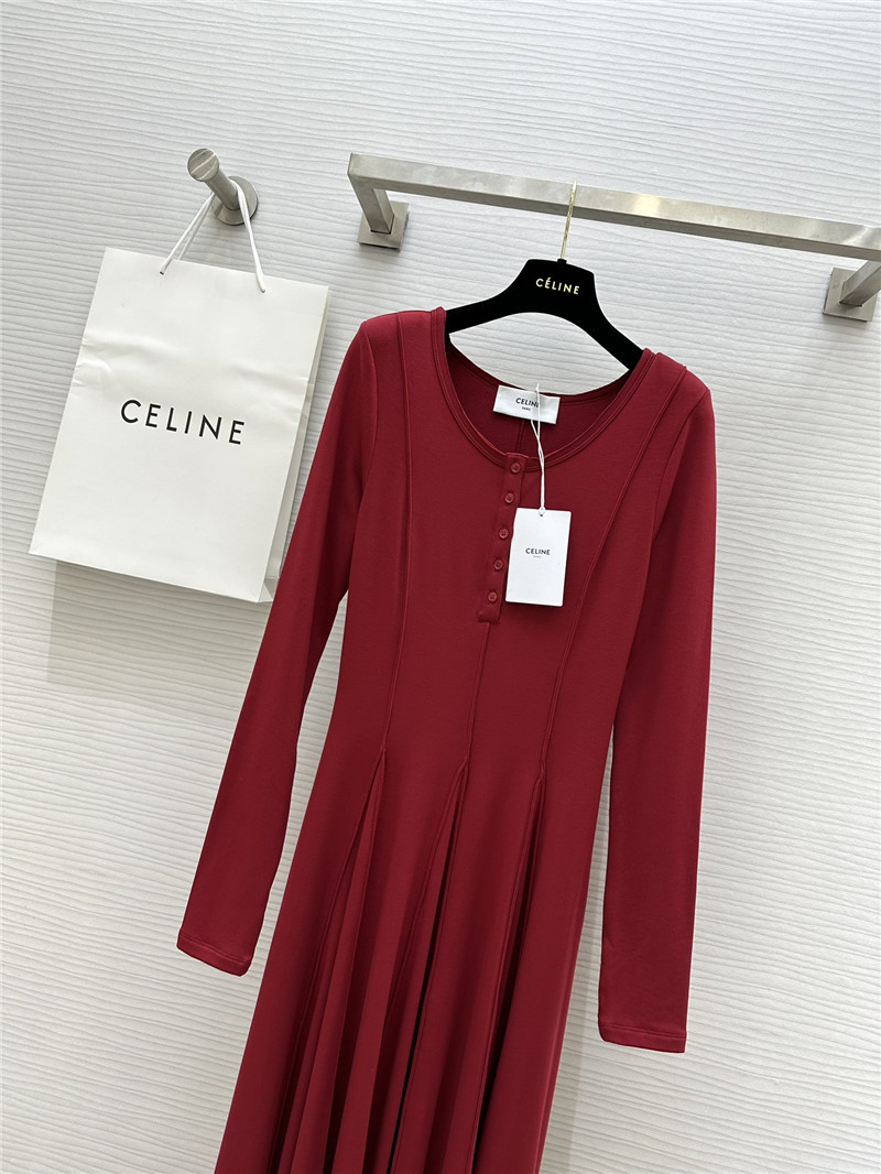 Ce1i*e long sleeve flared dress replica d&g clothing