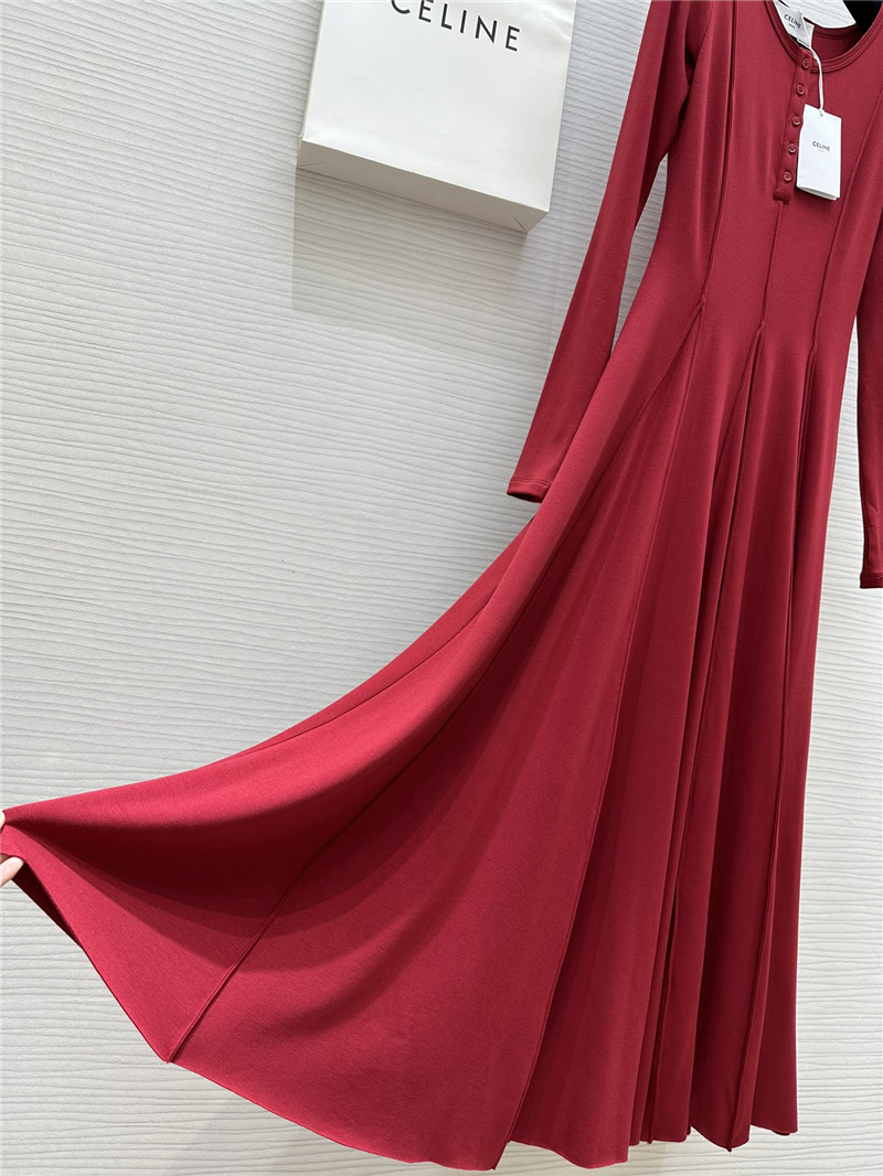 Ce1i*e long sleeve flared dress replica d&g clothing