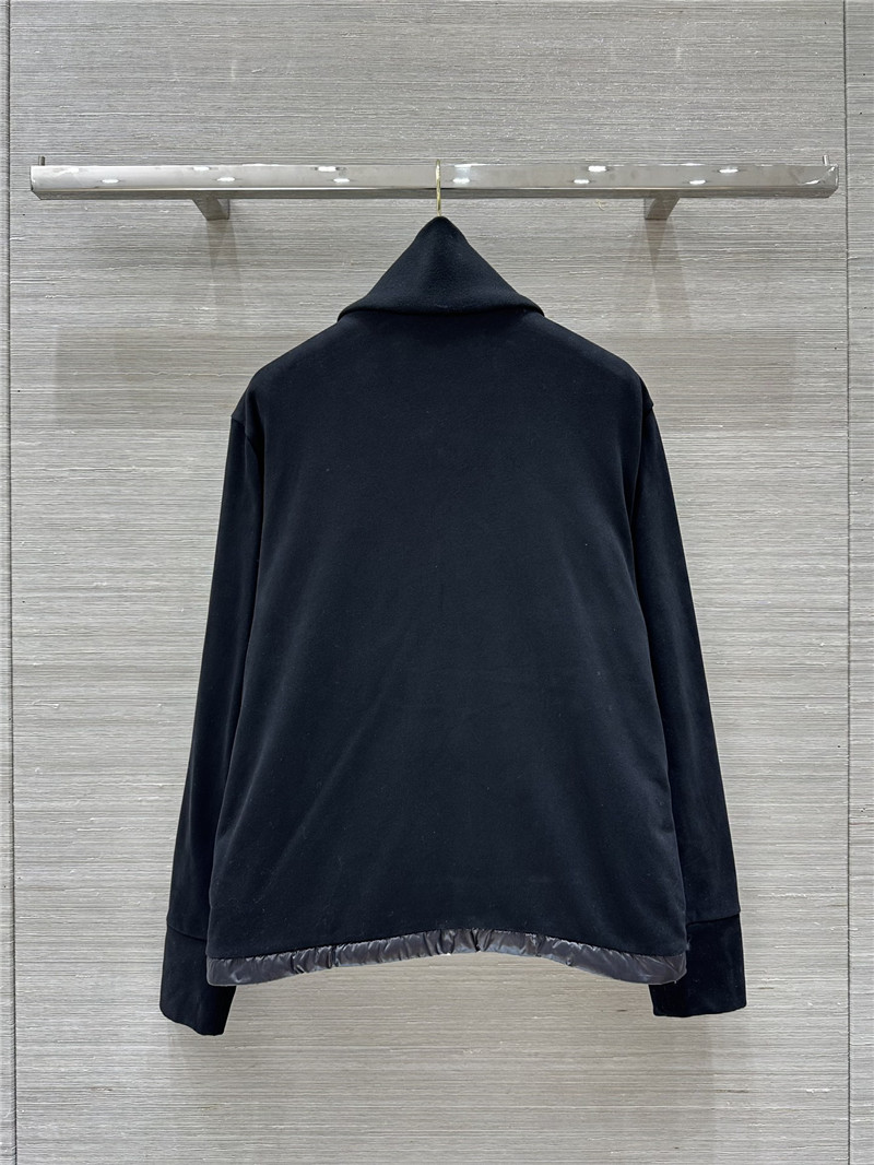 Moncler sweatshirt knitted patchwork down jacket replicas clothes