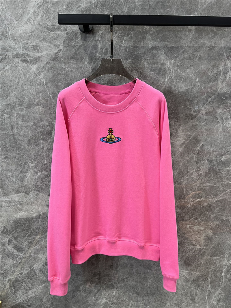 Vivienne Westwood Logo Crew Neck Sweatshirt Pink