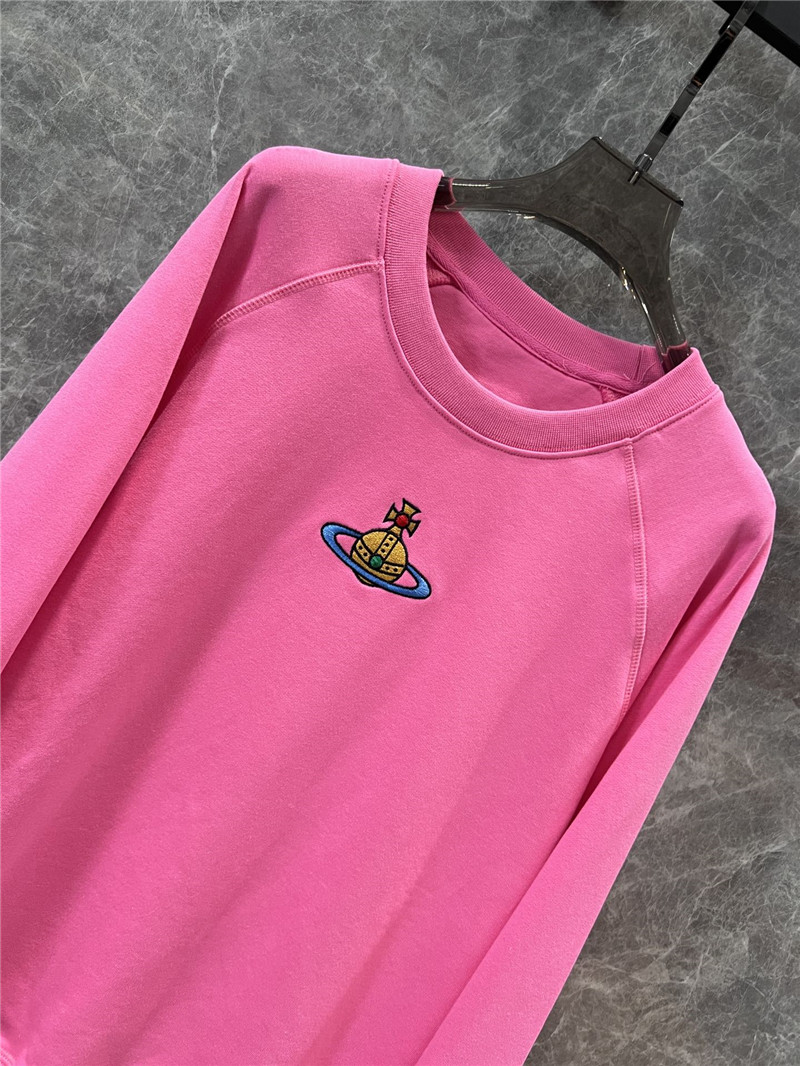 Vivienne Westwood Logo Crew Neck Sweatshirt Pink