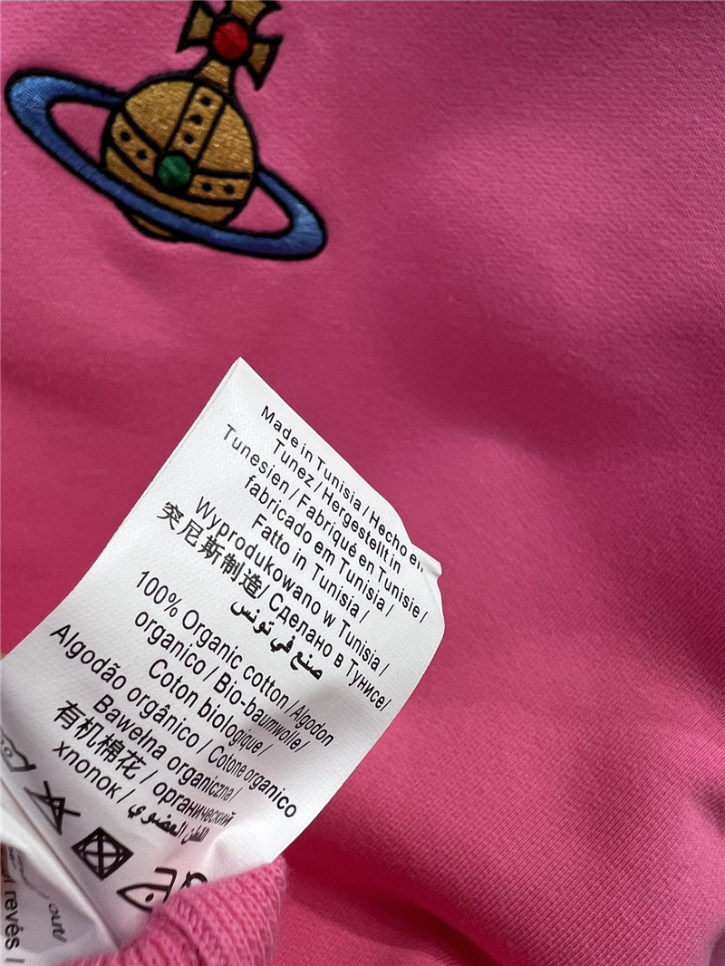 Vivienne Westwood Logo Crew Neck Sweatshirt Pink