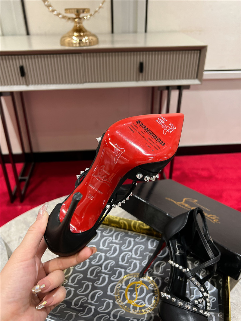 Chr1st1an louboutin tatooshka spikes pump black