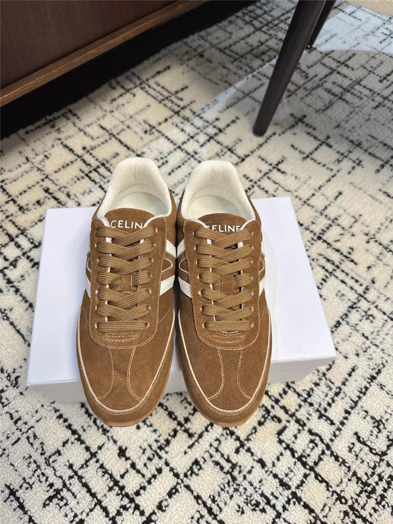 Ce1i*e brown suede sneakers