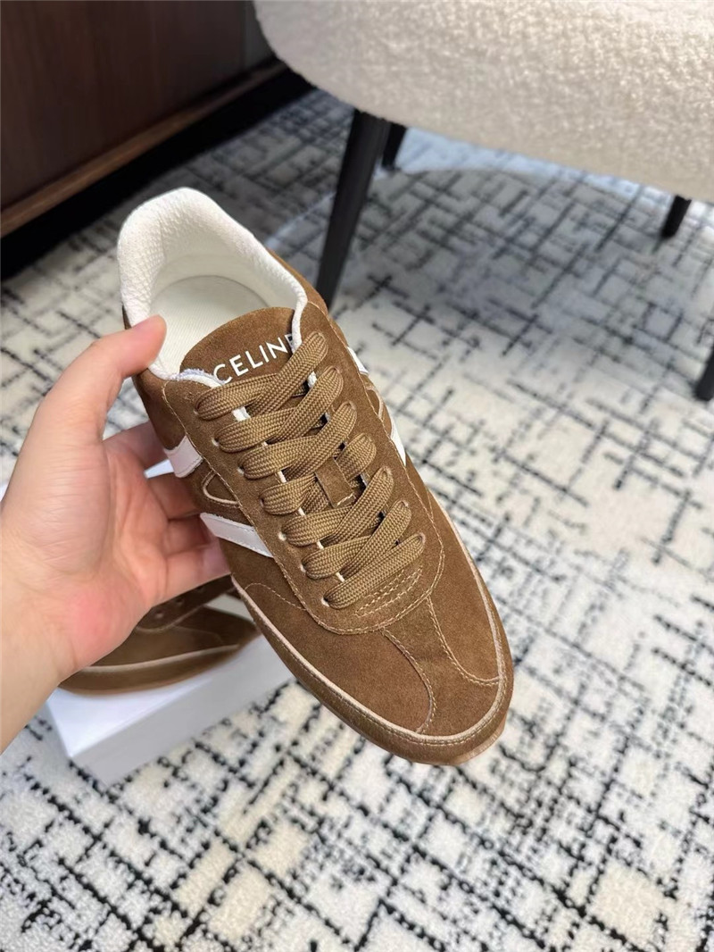 Ce1i*e brown suede sneakers