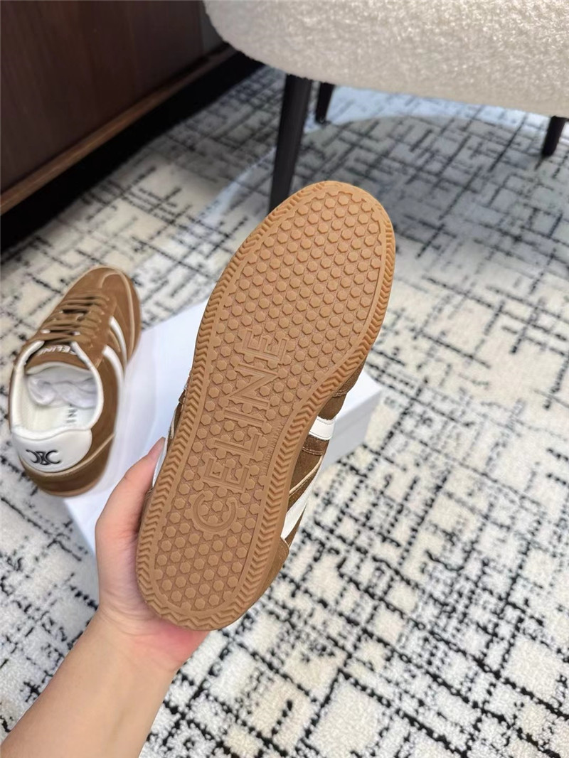 Ce1i*e brown suede sneakers