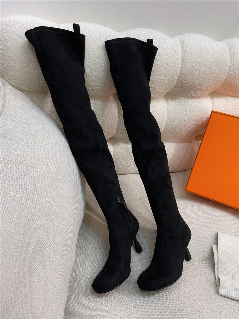 H**me5 women’s suede over-the-knee boots