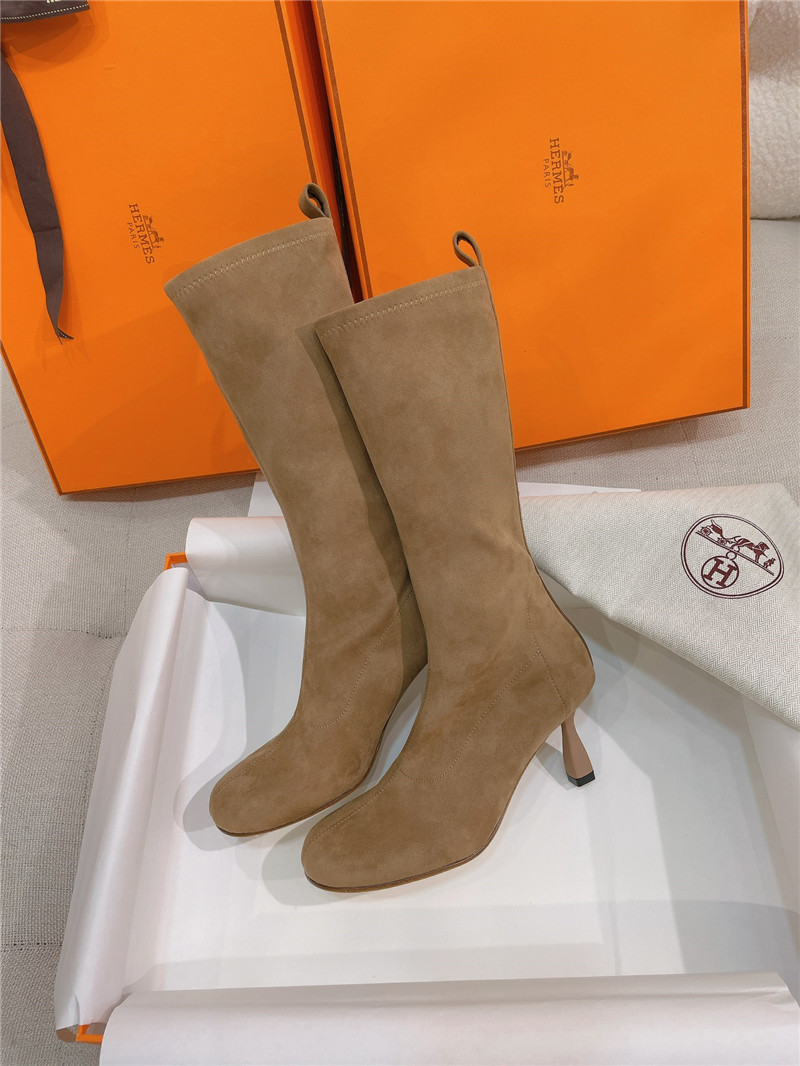 H**me5 women’s suede mid calf boots