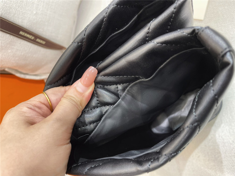 H**me5 fuji knee high boot in black