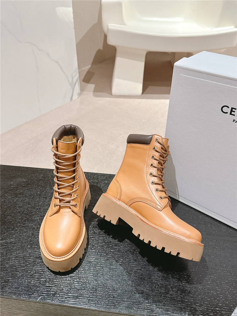 Ce1i*e triomphe rangers lace-up boots in brown