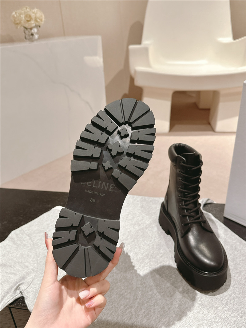 Ce1i*e triomphe rangers lace-up boots in black