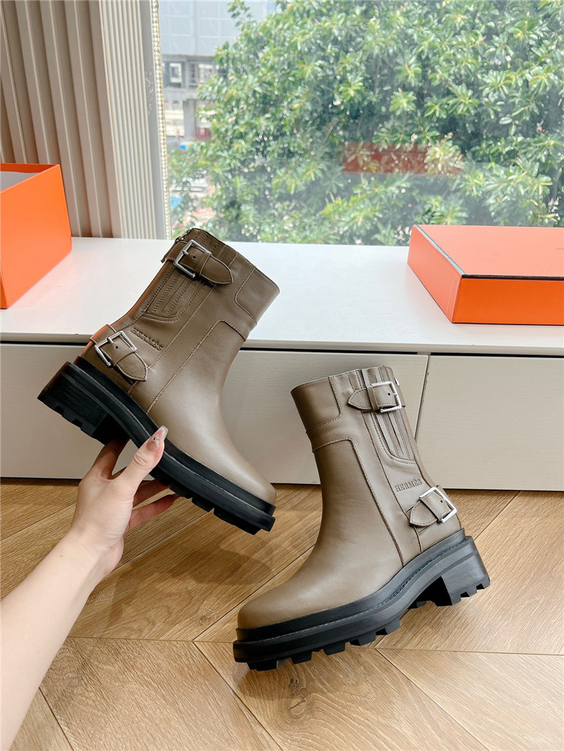 H**me5 beige jaimy ankle boots