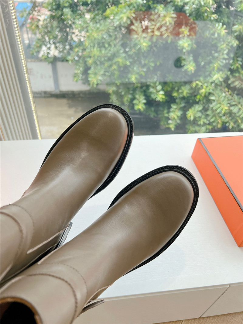 H**me5 beige jaimy ankle boots