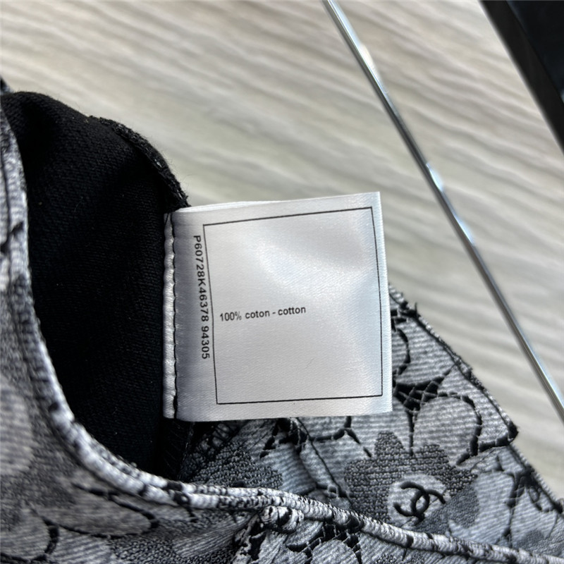 Ch**el a-line denim skirt