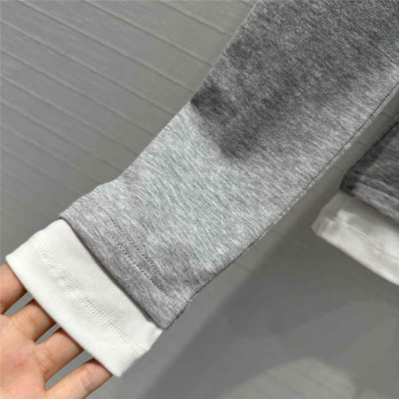 M1um1u basic long-sleeved t-shirt