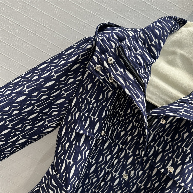 D10r jacquard parka jacket