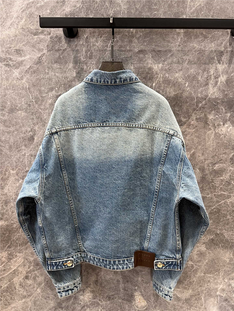 M1um1u denim jacket