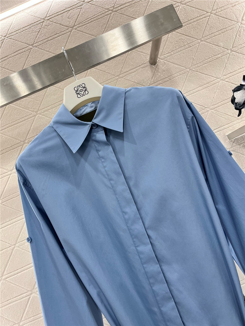 L0ew* belted shirt dress