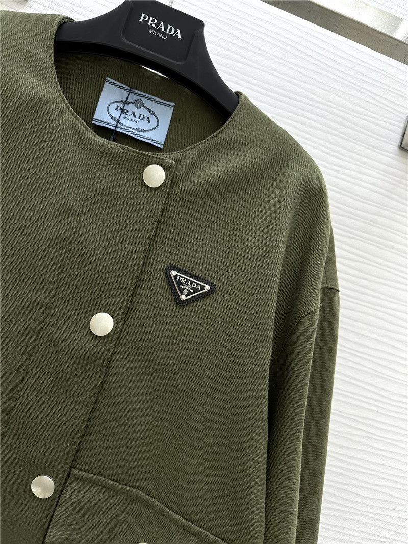 Pra*a crew neck jacket