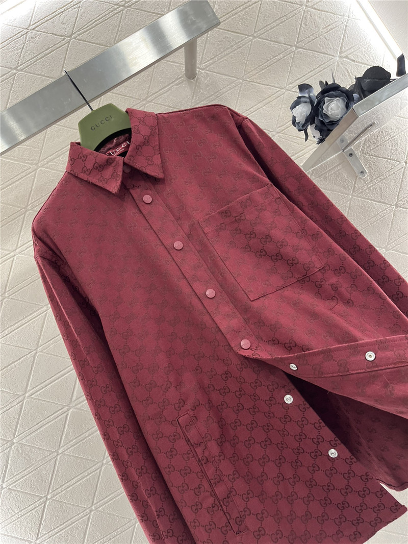 Gvc*1 jacquard shirt jacket