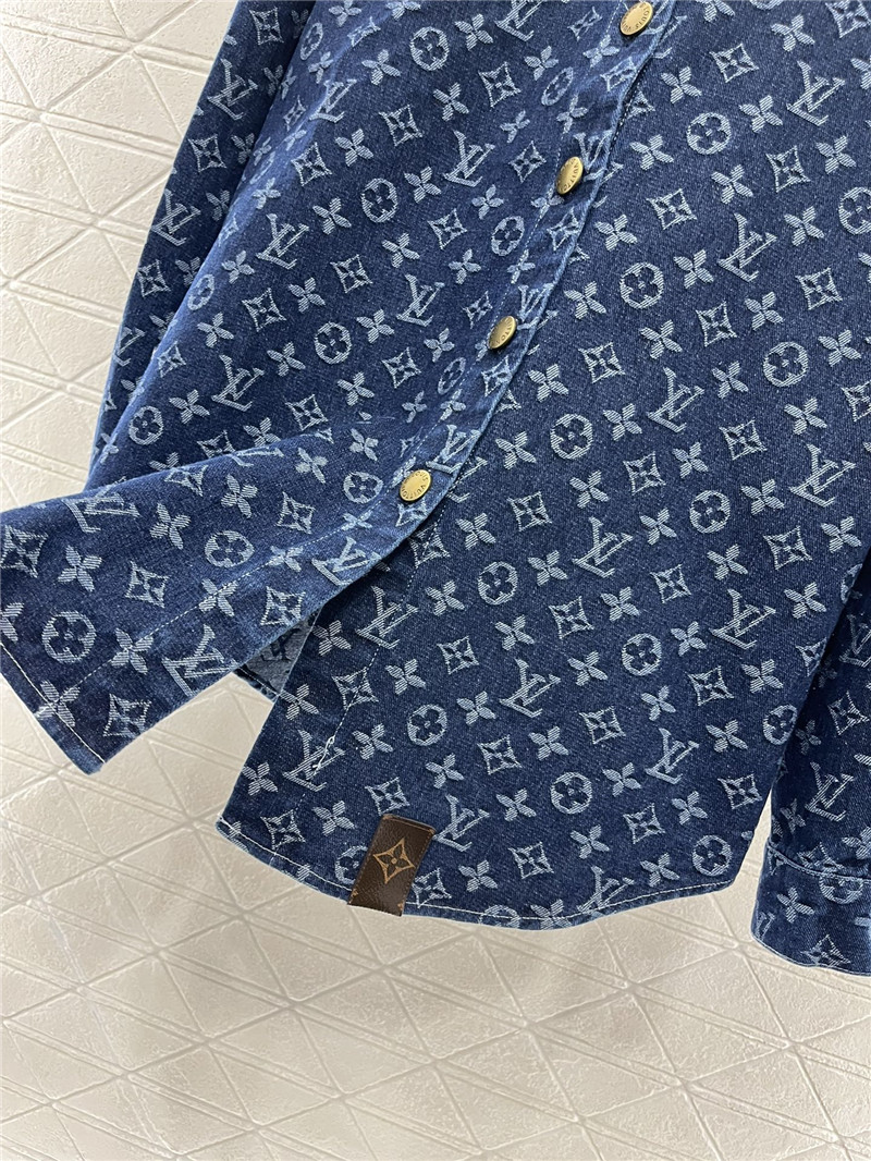 l0vis Vvtt0n lv lapel denim jacket