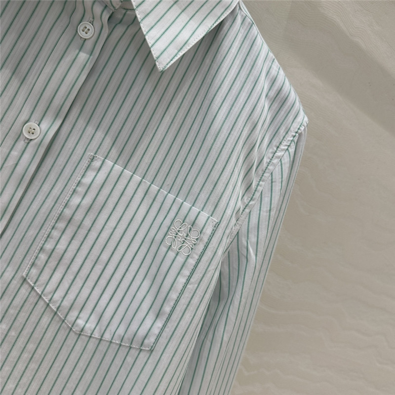 L0ew* striped shirt top