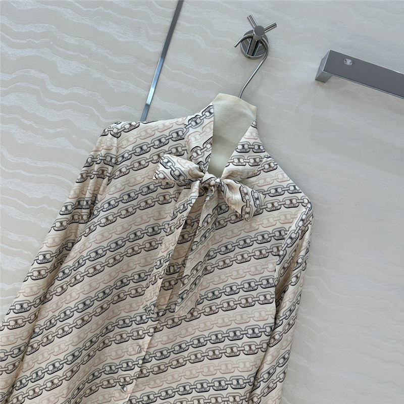 Ce1i*e printed silk shirt