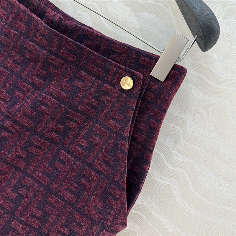 F**di monogram skirt