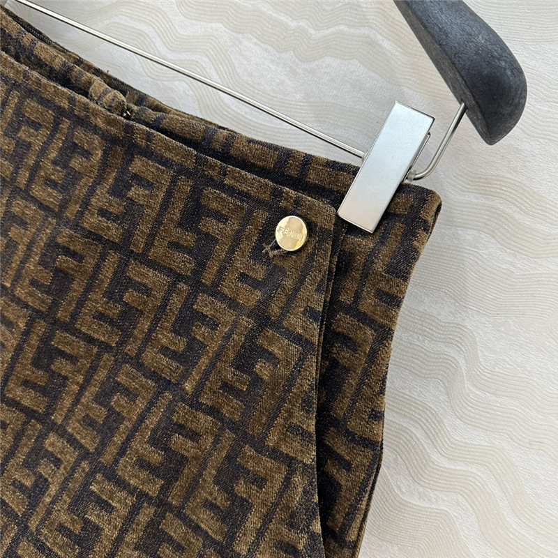 F**di monogram skirt