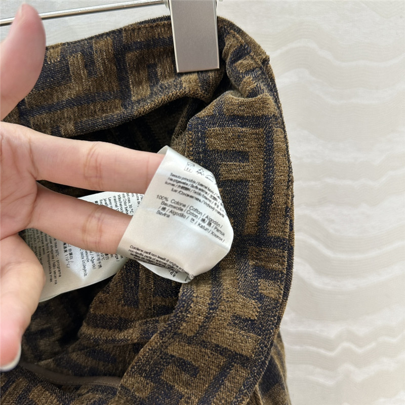 F**di monogram skirt