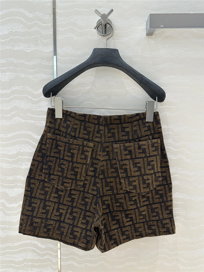 F**di monogram skirt