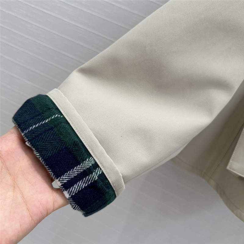 L0ew* khaki trench coat