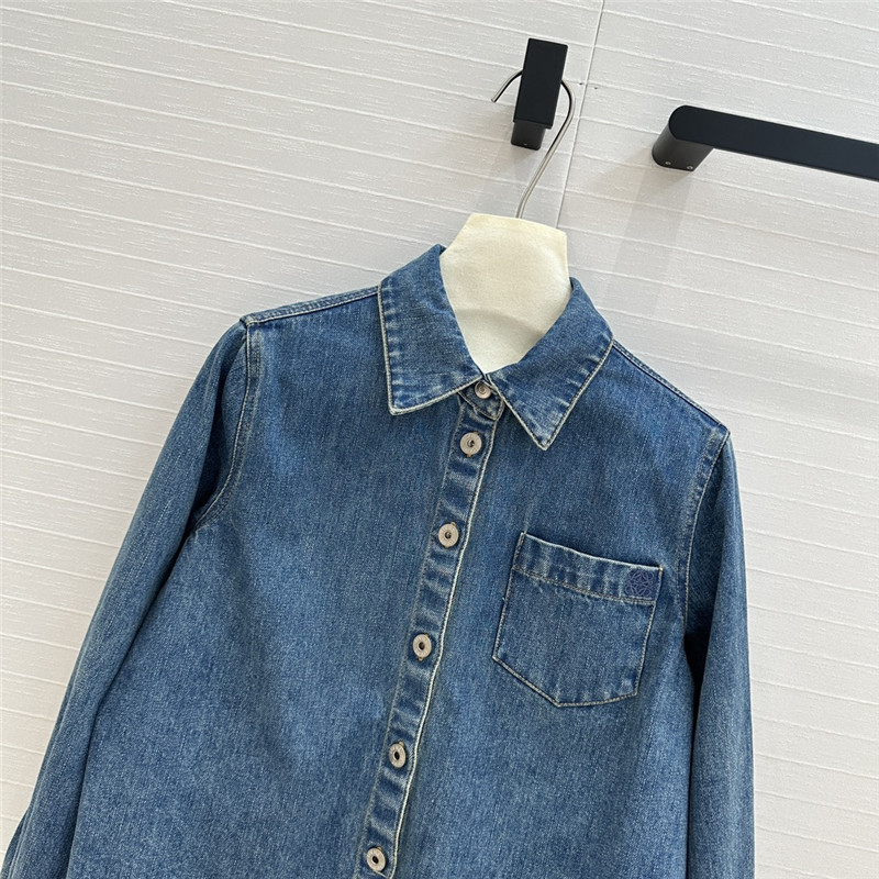 L0ew* denim shirt jacket