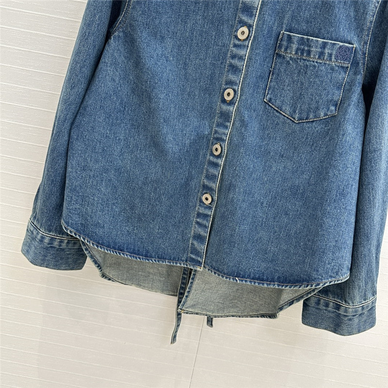 L0ew* denim shirt jacket