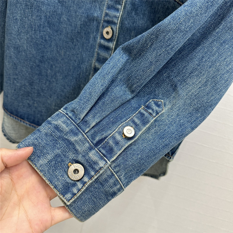 L0ew* denim shirt jacket